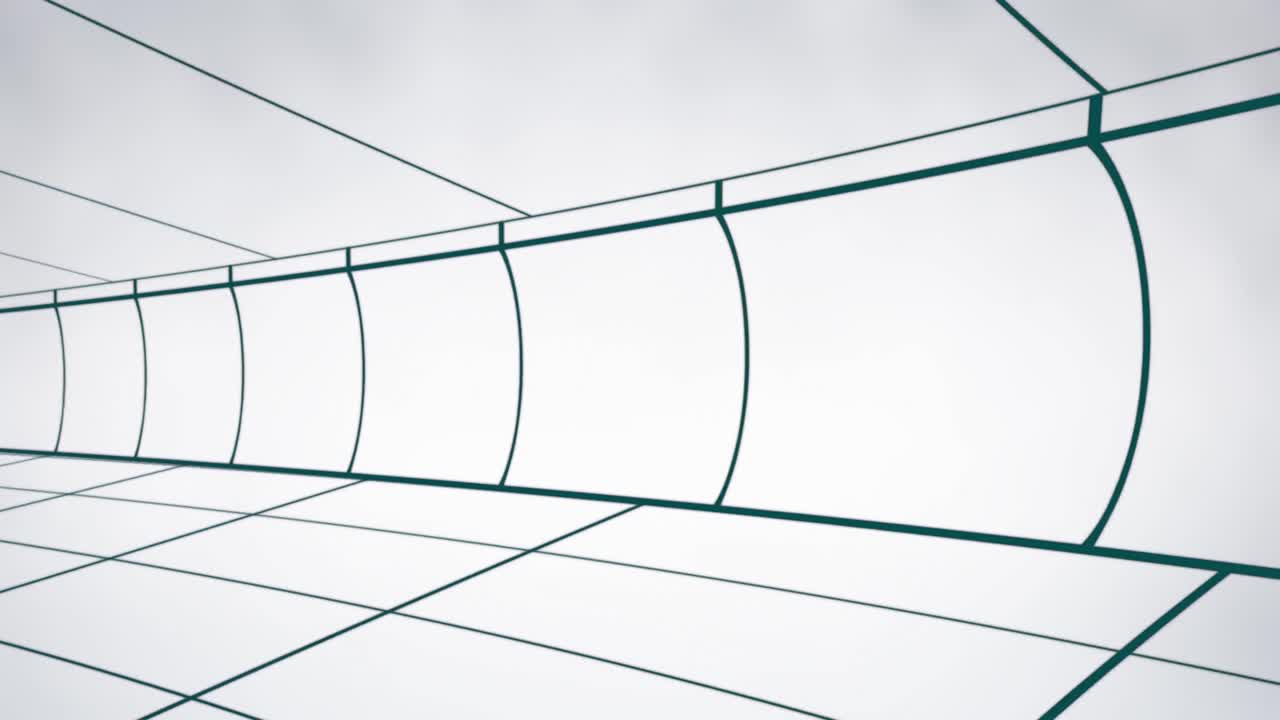 líneas de cuadrícula en movimiento en fondo blanco 4k