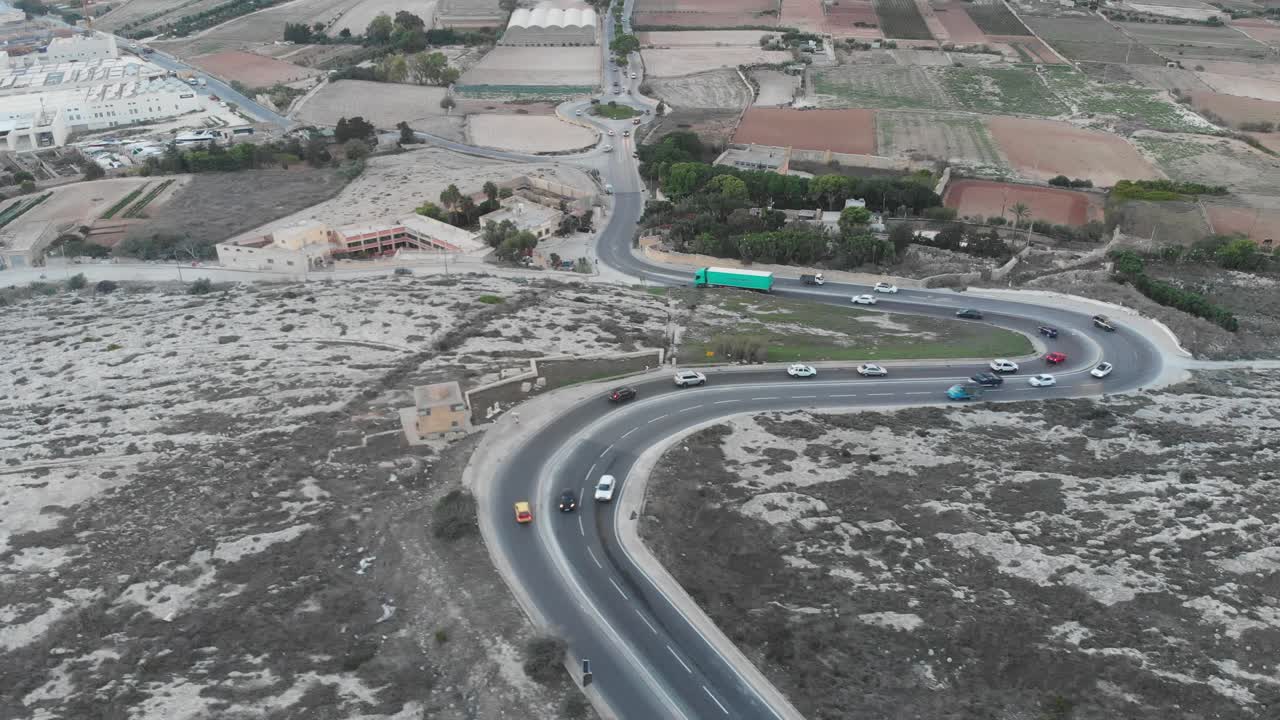 몰타, 낙사르 및 주변 지역의 공중 드론 비디오