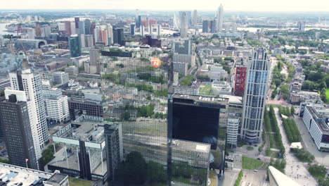 aerial view of utrecht city center