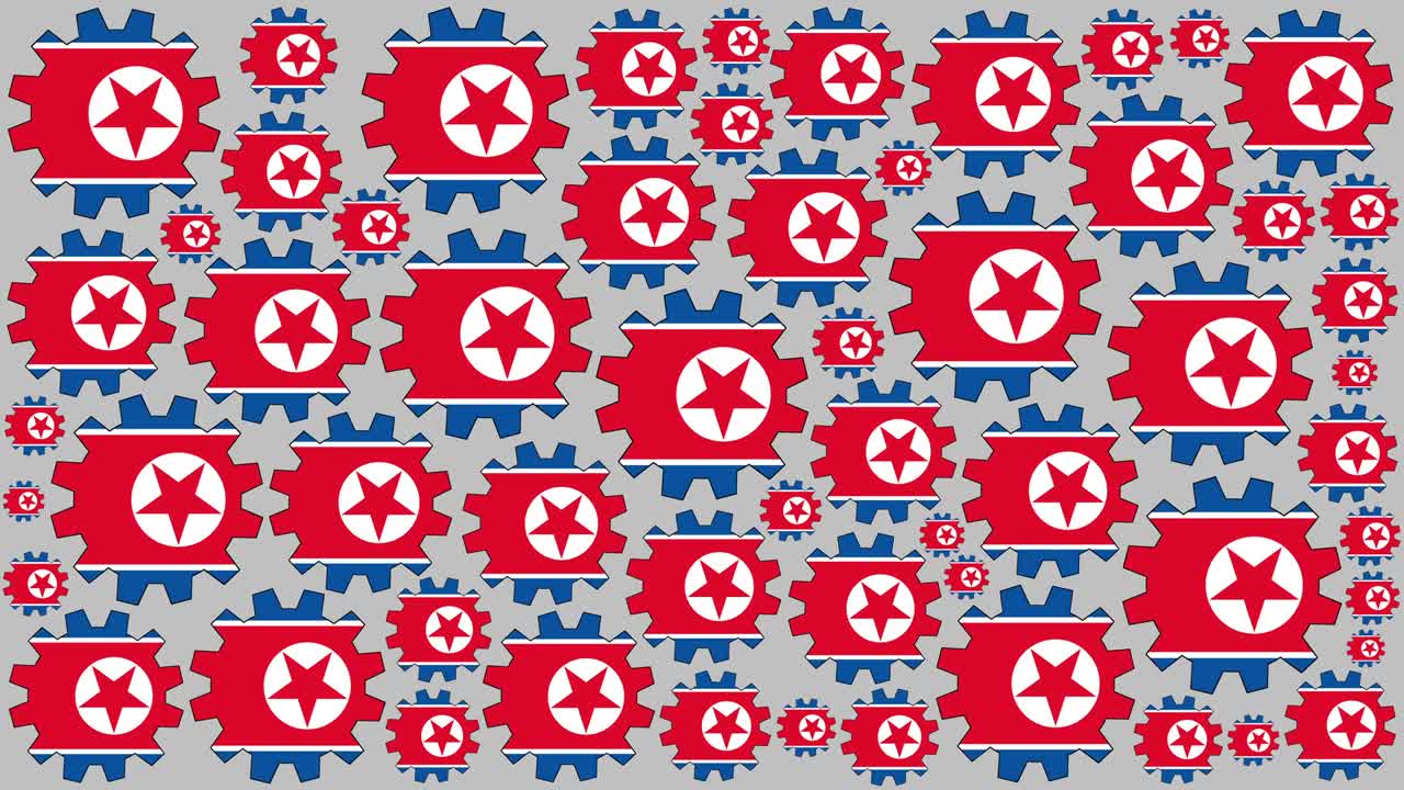 북한 발 기어 회전 배경