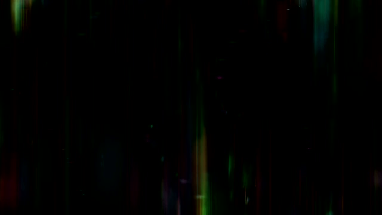 la aurora rayada en el fondo negro superposición video de stock