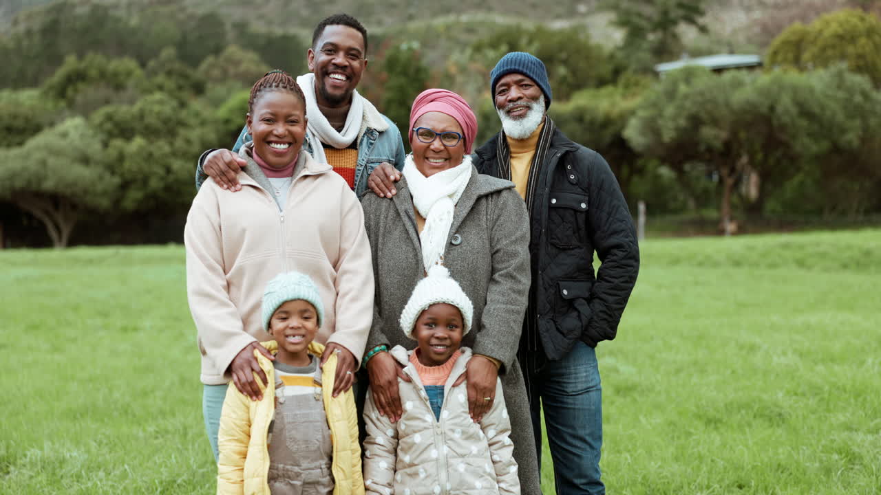 할아버지, 할머니, 흑인 가족