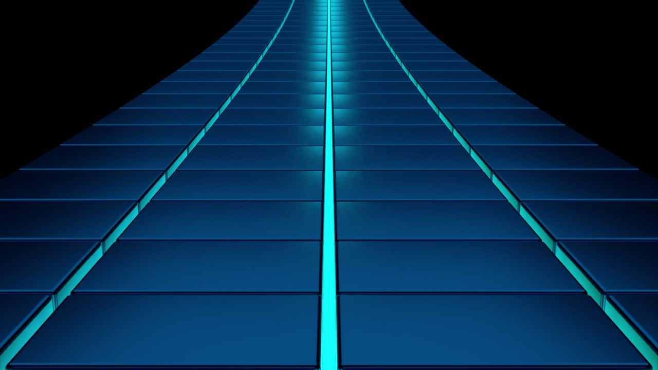 абстрактный футуристический светящийся путь