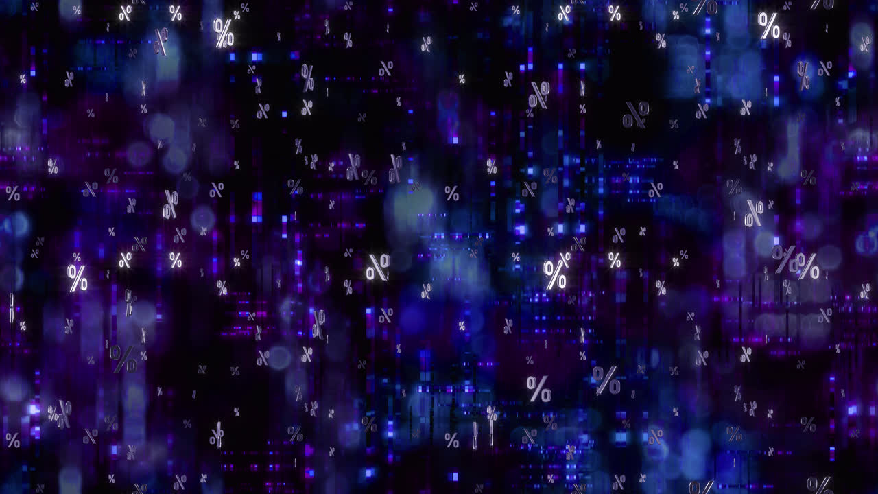 mosaico de bucle de símbolo de fondo porcentual