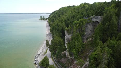 Arch-Rock-Mackinac-Island-Coastline-Fly-To