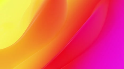 4k bucle sin costuras, fluido abstracto gradientes rojo amarillo, superficie ondulada de brillo interior. hermosos gradientes de color cálido como fondo líquido abstracto, animación suave. 3d en estilo moderno plano agradable. 29