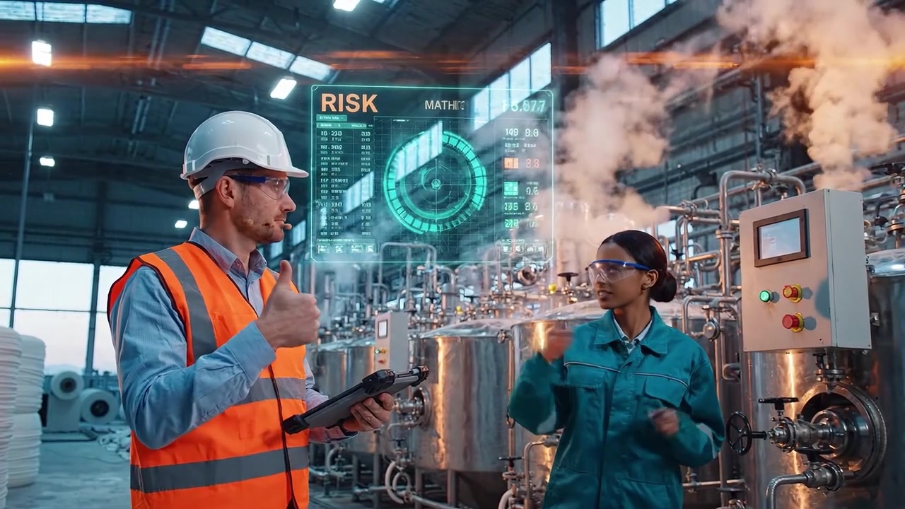 Industrial Engineers Using Augmented Reality for Factory Risk Management