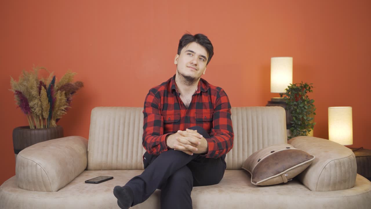 hombre tranquilo y pacífico.