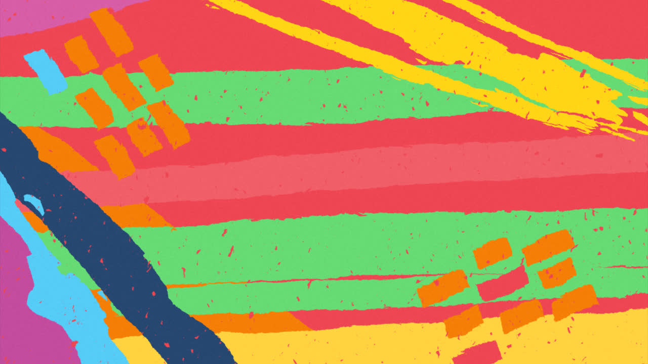 gráfico de movimiento del fondo con formas coloridas