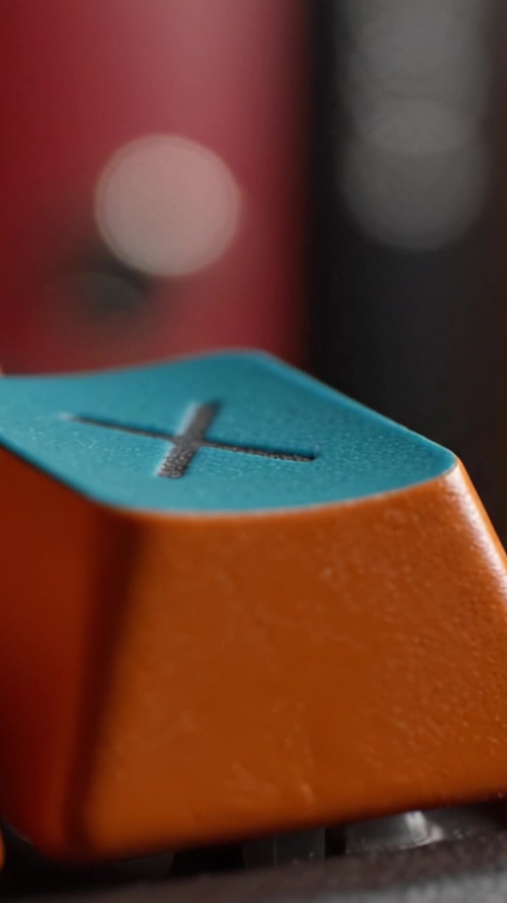 Close-Up of Colorful Geometric Objects with a Focus on Texture and Shape in a Studio Setting, Highlighting Their Vivid Colors and Unique Design Features
