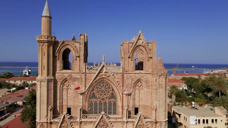 lala mustafa pasha camii mosque which is old cathedral in famagusta north cyprus