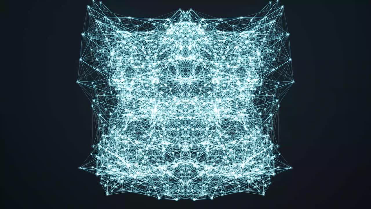 Abstract Digital Data Connection Futuristic Background