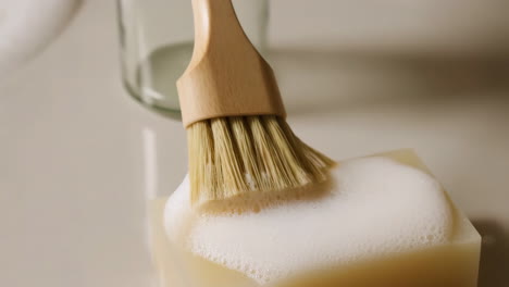 soap and brush