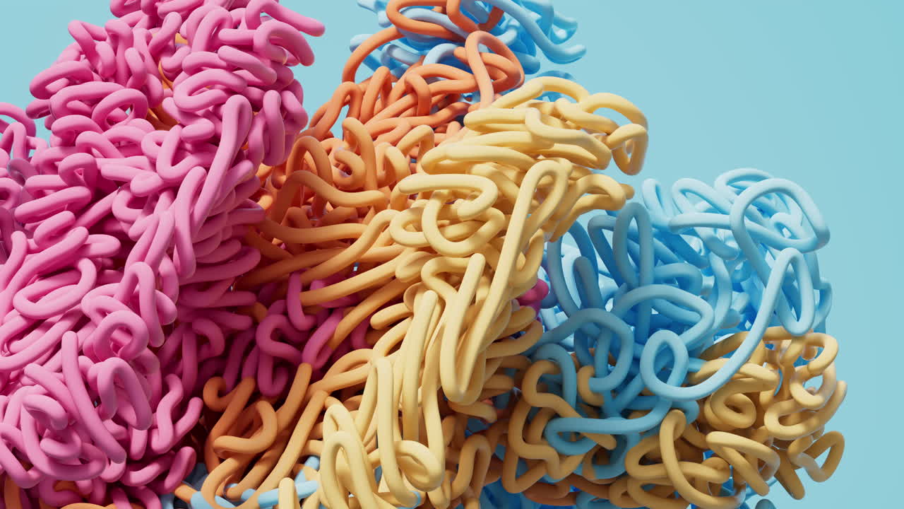 abstract expandiendo líneas de fondo, renderización en 3d.