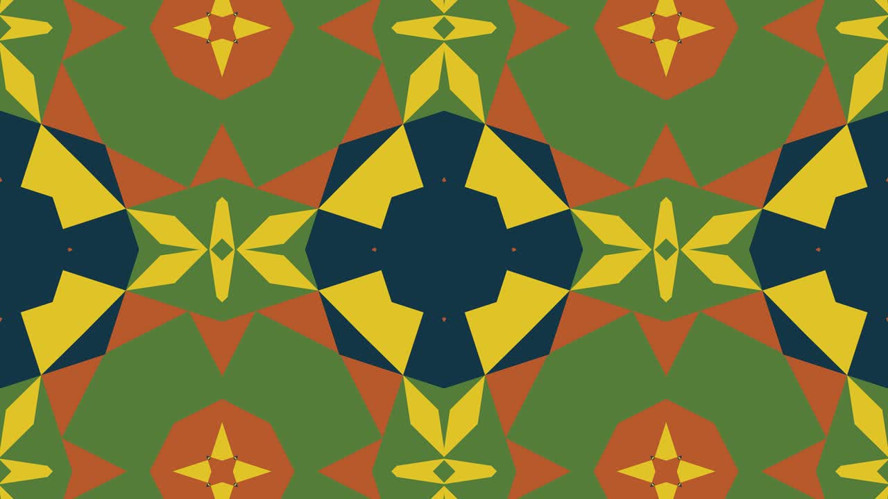 mosaico dinámico multicolor abstracto. fondo gráfico en movimiento con diseño plano. patrón geométrico con azulejos animados