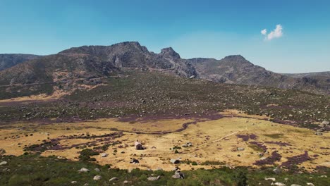 serra da estrela - portugal aerial view