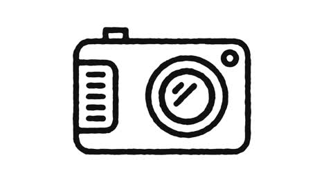 camera icon animation footage & alpha channel