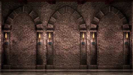 wall with arches 4k