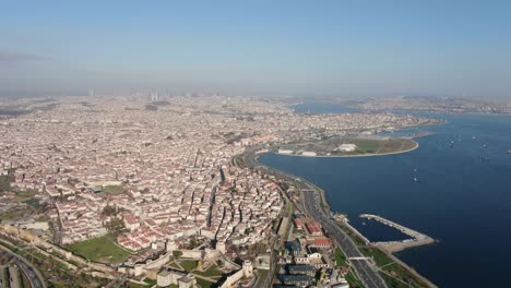 aerial view of istanbul city. istanbul city in turkey