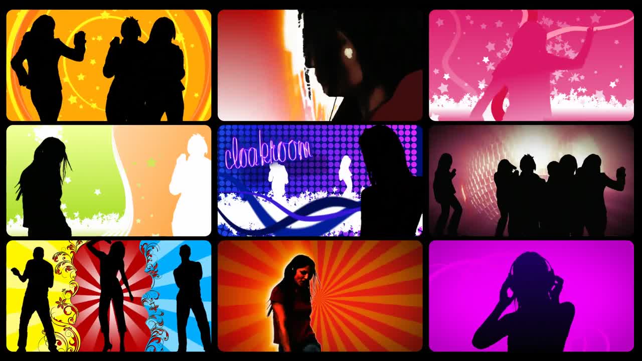 animación de stock que presenta el baile