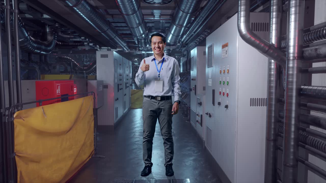 инженер в промышленной среде