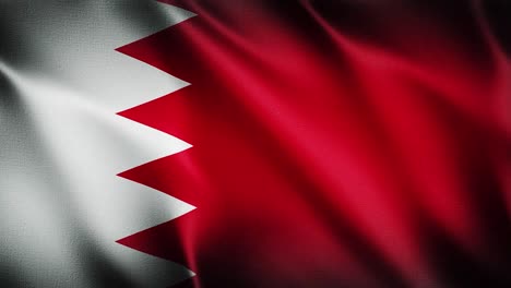 Flag-of-Bahrain-Waving-Background