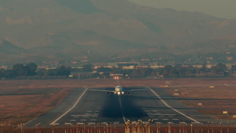 taking off the plane at the airport