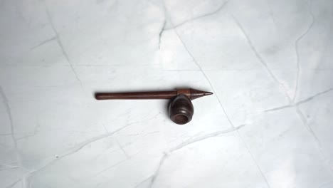 royal swag classic tobacco smoking pipe drops on table