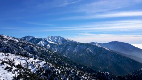 view of snow covered mt baldy from inspiration point