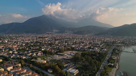 waterfront-of-Turkish-city-in-sea-side---Fethiye---Turkey