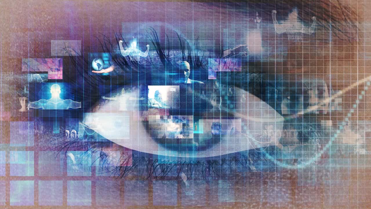 fondo de la tecnología digital abstracta como un concepto futurista