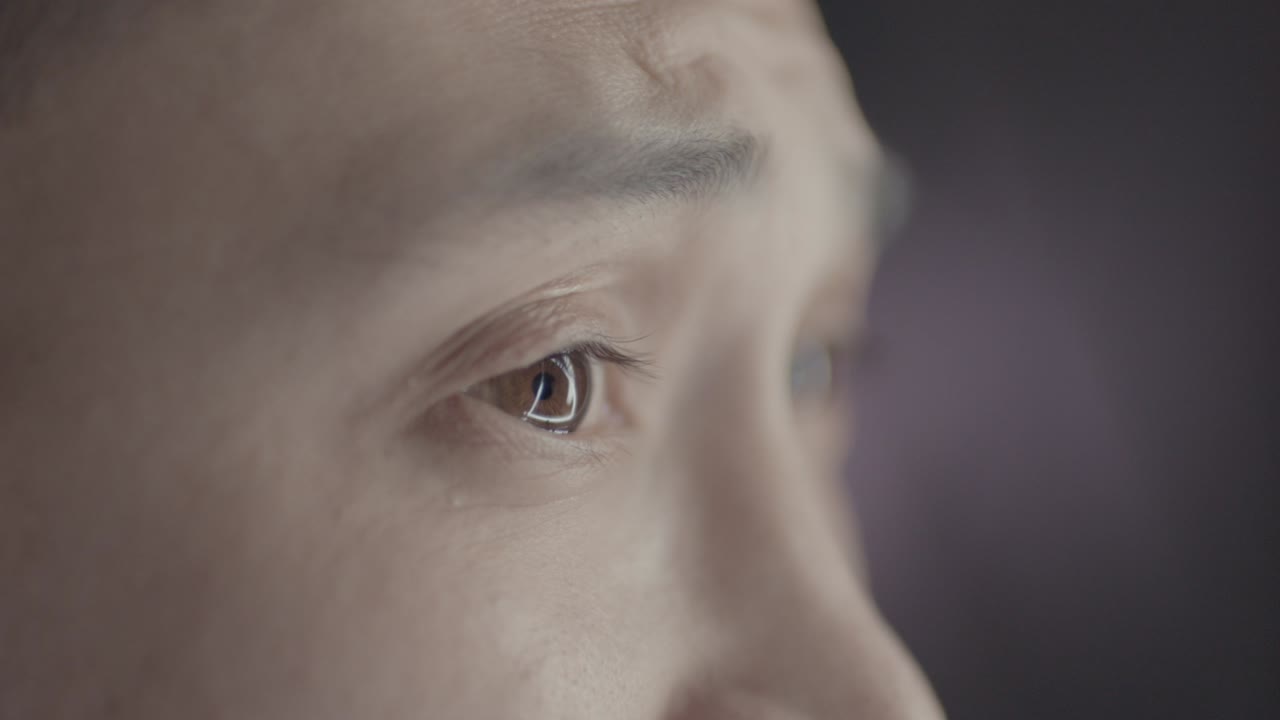 사람의 눈의 클로즈업