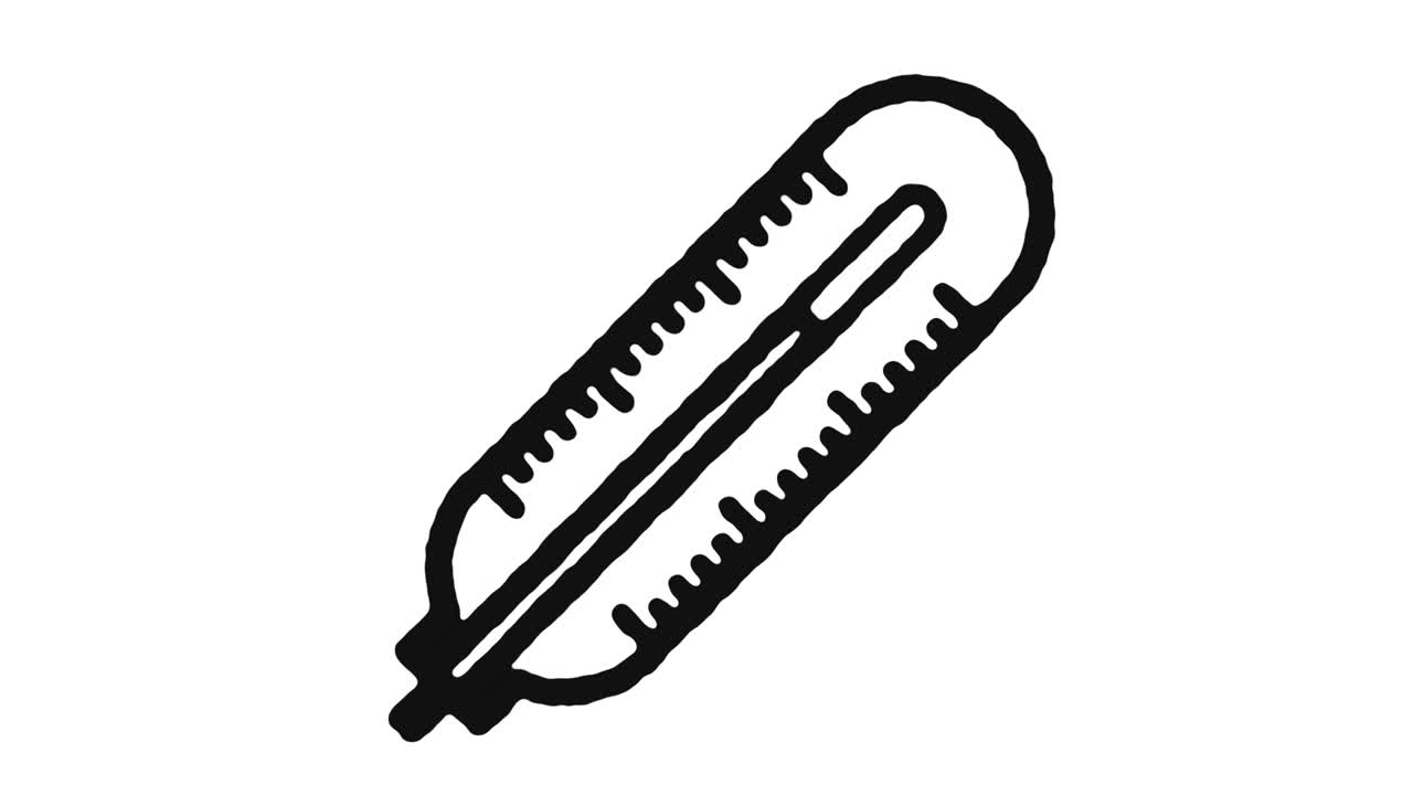 imágenes de animación de icono de temperatura y canal alfa