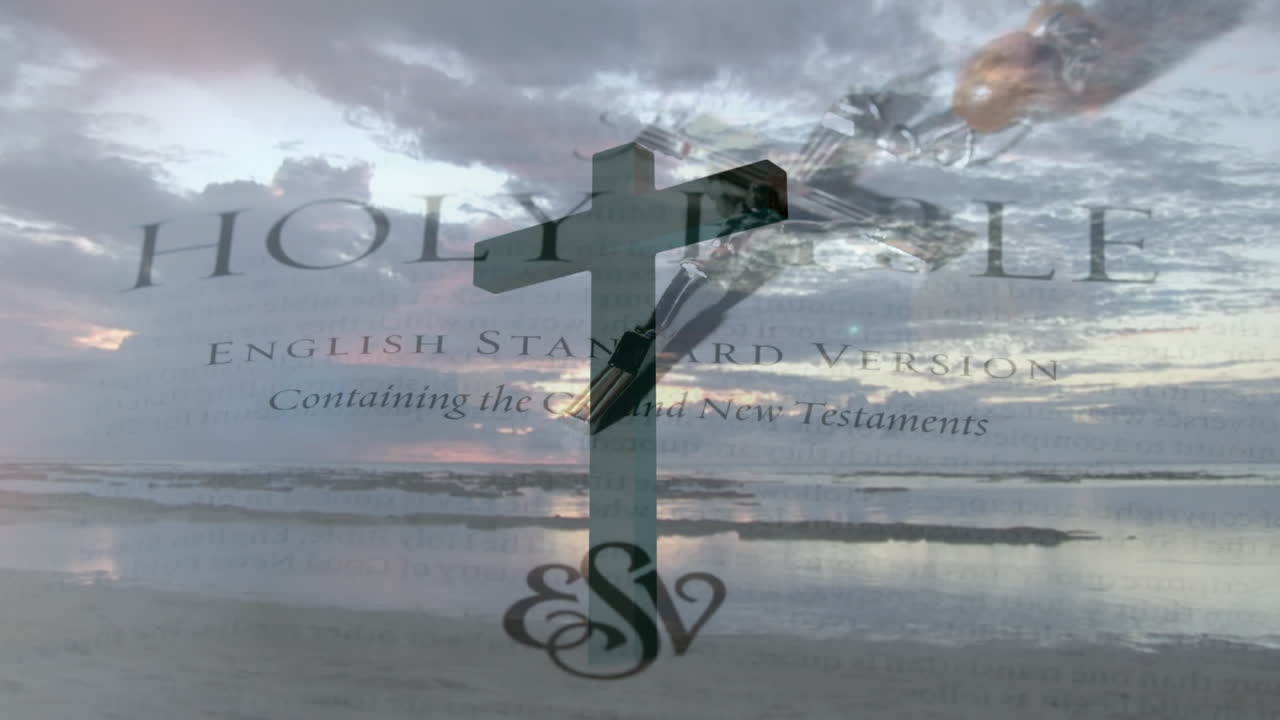 해안에 있는 십자가