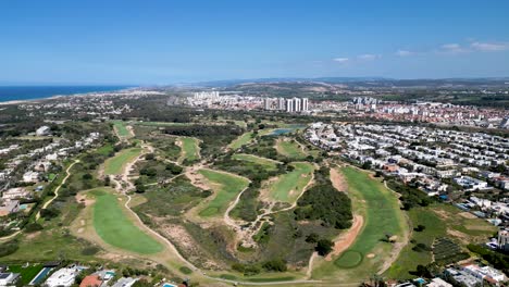 Video-De-Dron-De-4k-Del-Hermoso-Club-De-Golf-Caesarea---Israel