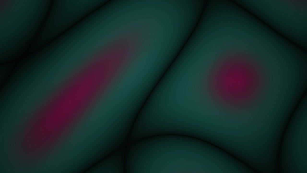 Abstract Motion Background with Dark Green and Magenta Gradient Shapes