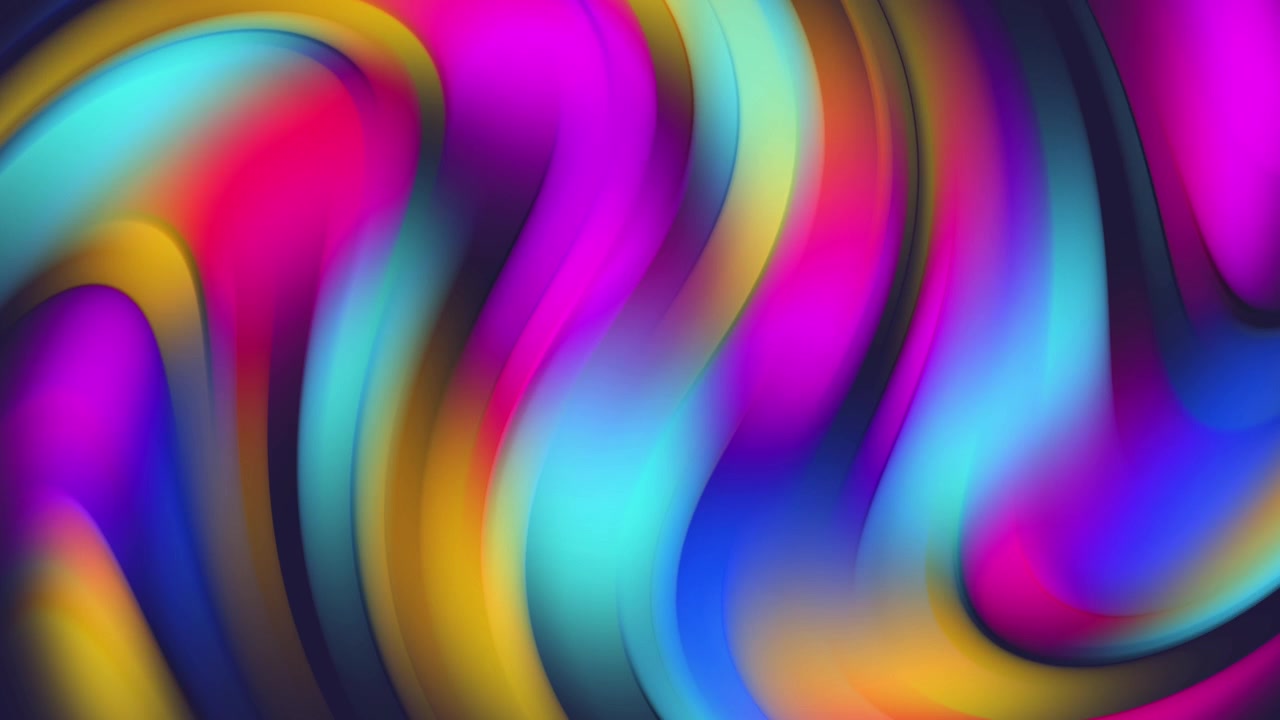 Vibrant Abstract Wavy Gradient Background