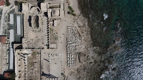 ancient ruins overhead view