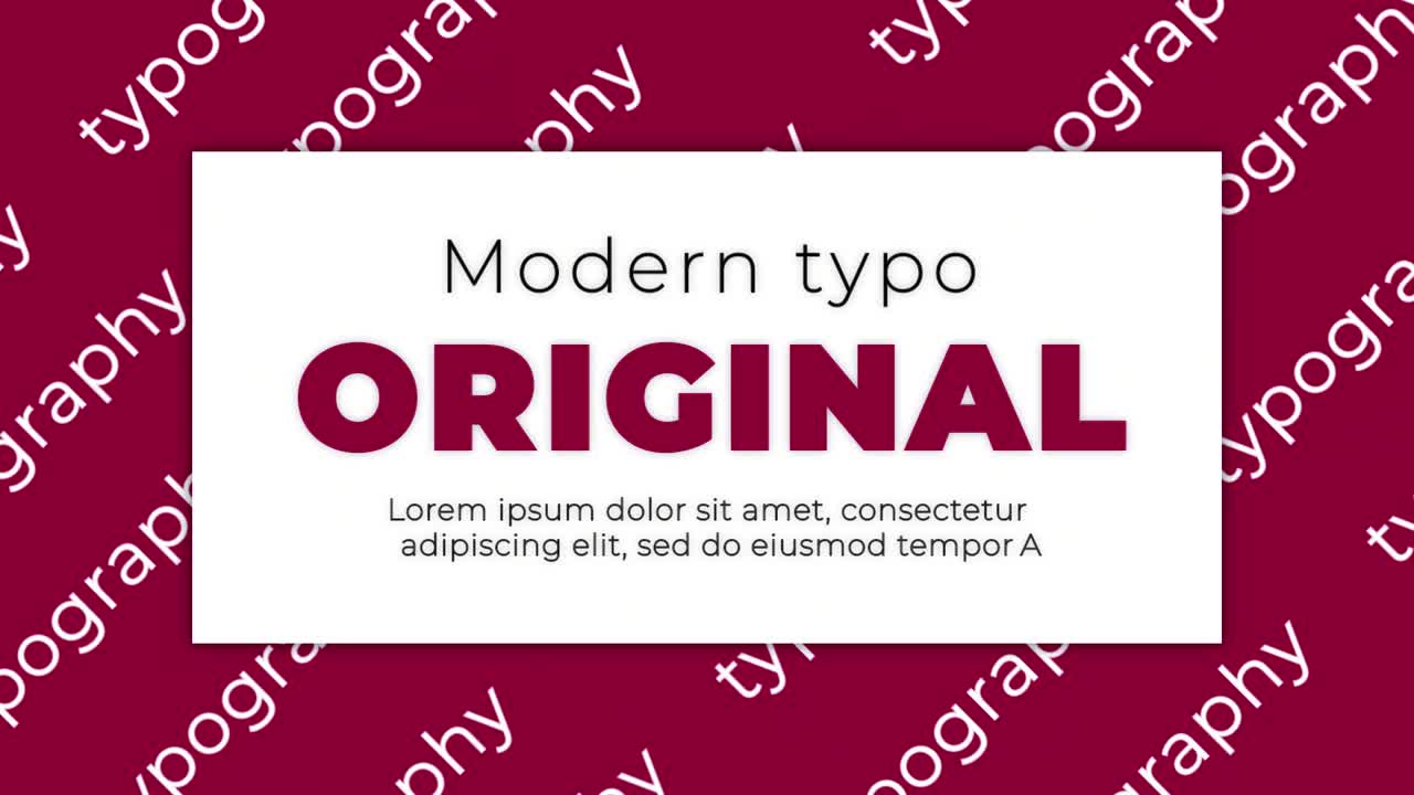 Moderne typo: Elegant Premiere Pro-skabelon med 6 typografiske scener