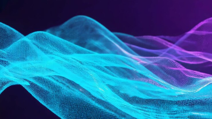 Abstract data wave