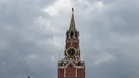 this is true moscow. the spasskaya tower of the moscow kremlin (4k60)