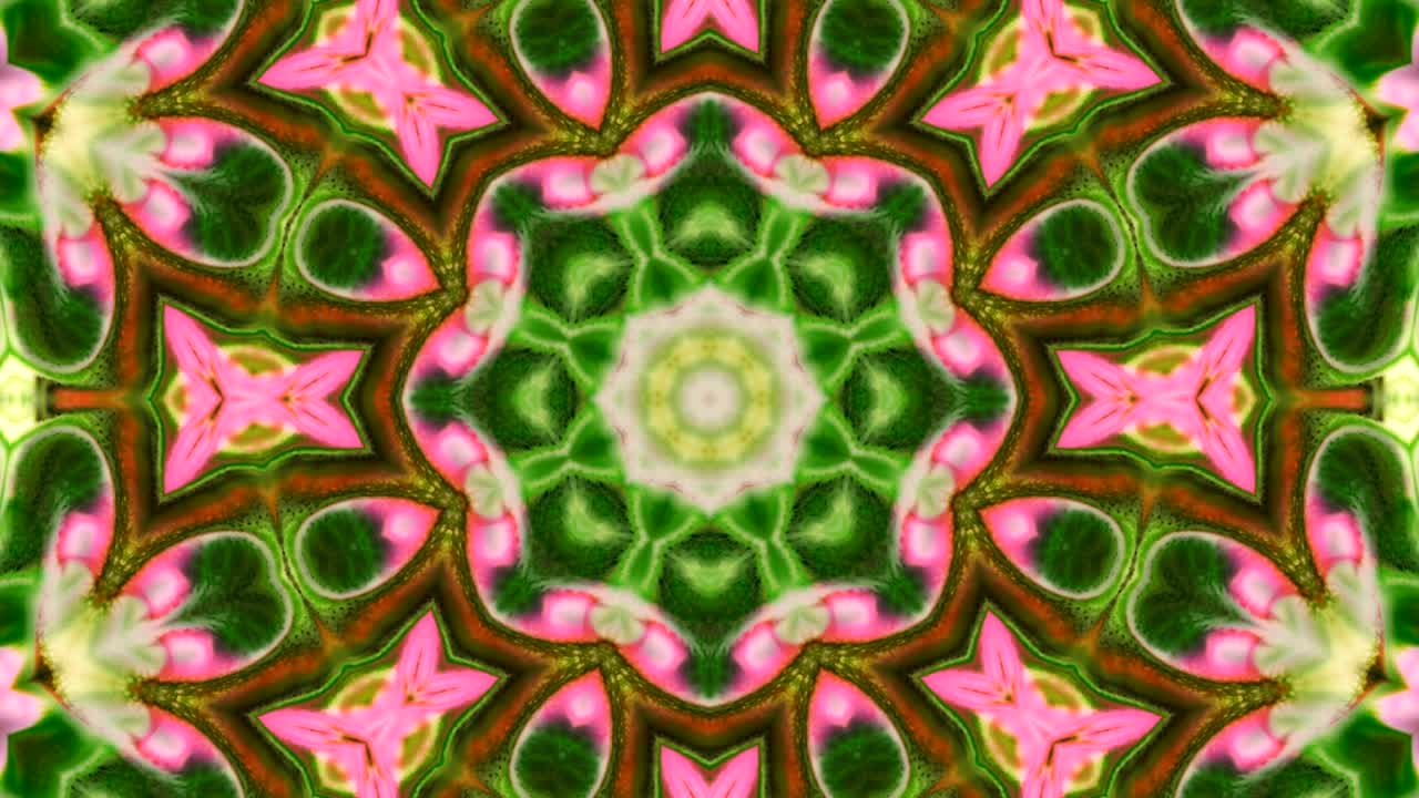 movimiento de fondo de kaleidoscopio abstractamente colorido