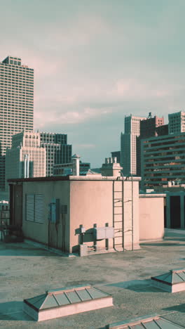 city rooftop view