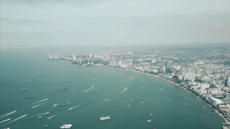 pattaya cityscape from above