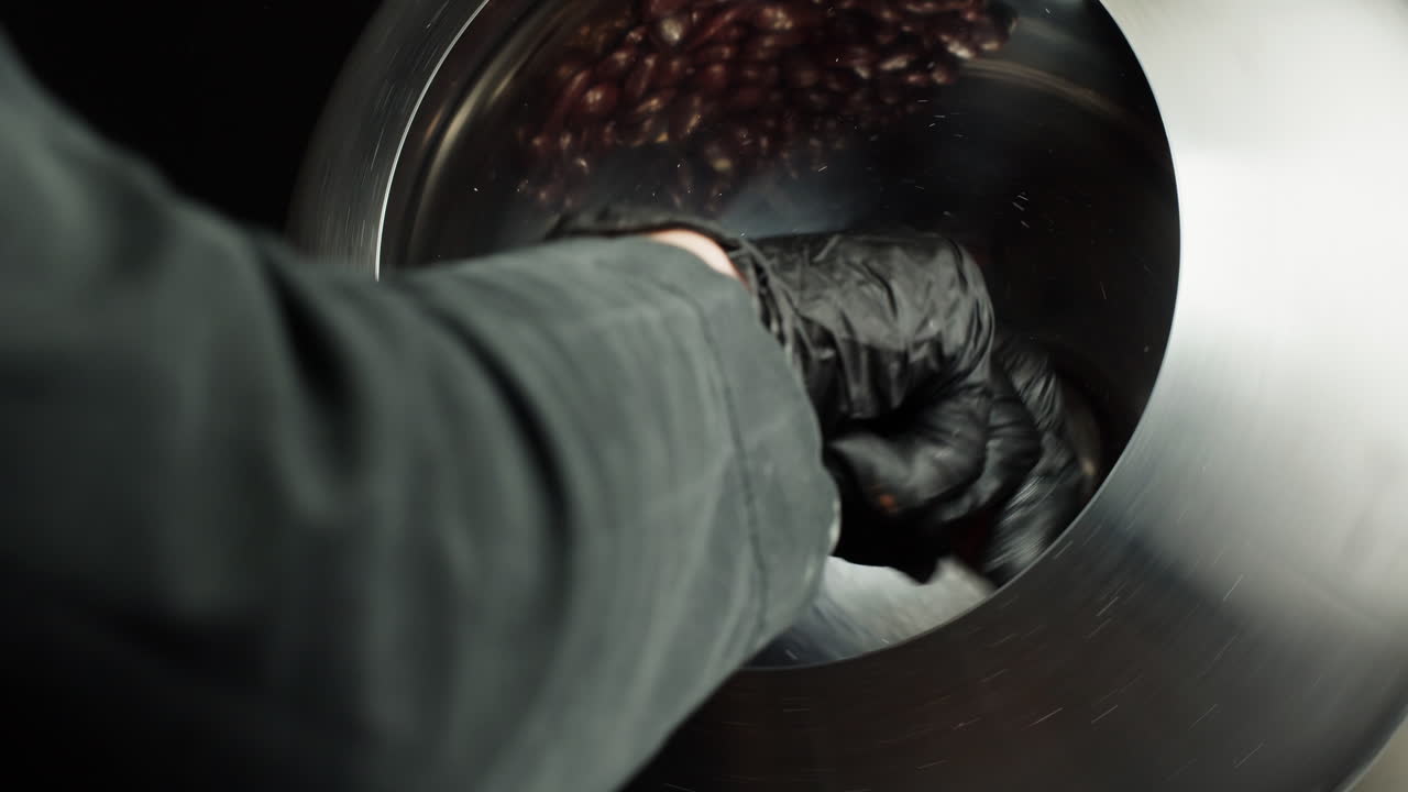 Chocolate Bean Processing in an Industrial Setting