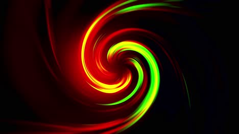diseño espiral abstracto con remolinos rojos, verdes y amarillos
