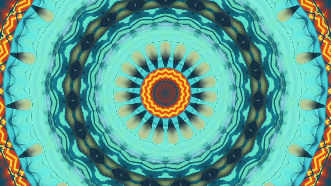 mandala fondo abstracto, meditación magia adornado. movimiento espiritual. chakra cósmico. imágenes de alta calidad 4k.