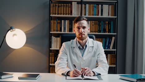doctor in office