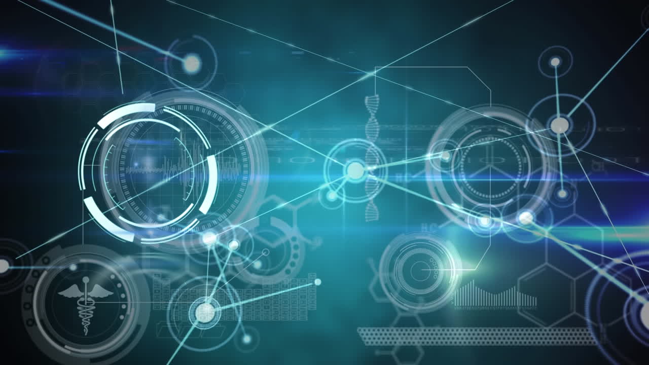 스 스캔의 애니메이션과 스과의 연결 네트워크.