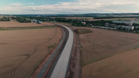 newly built road